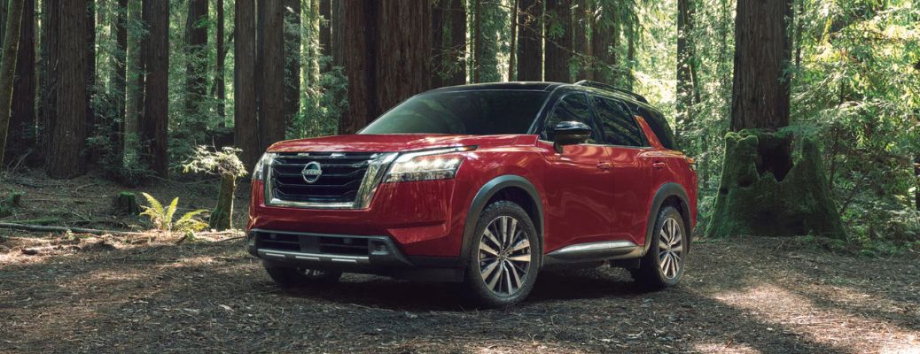 front quarter view of the 2023 Nissan Pathfinder