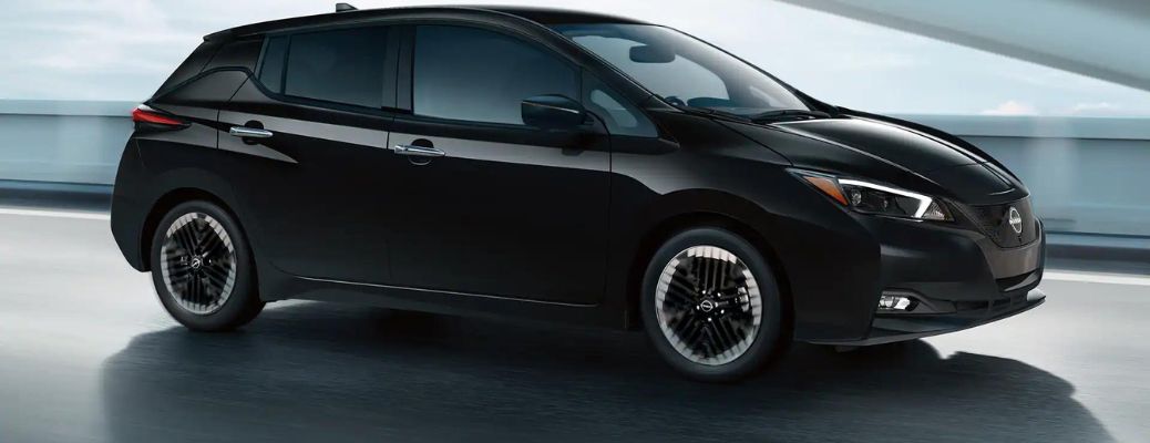 2024 Nissan LEAF Black driving