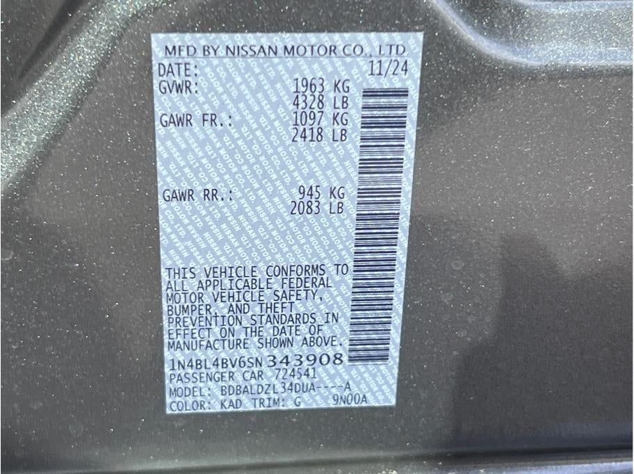 2025 Nissan Altima S