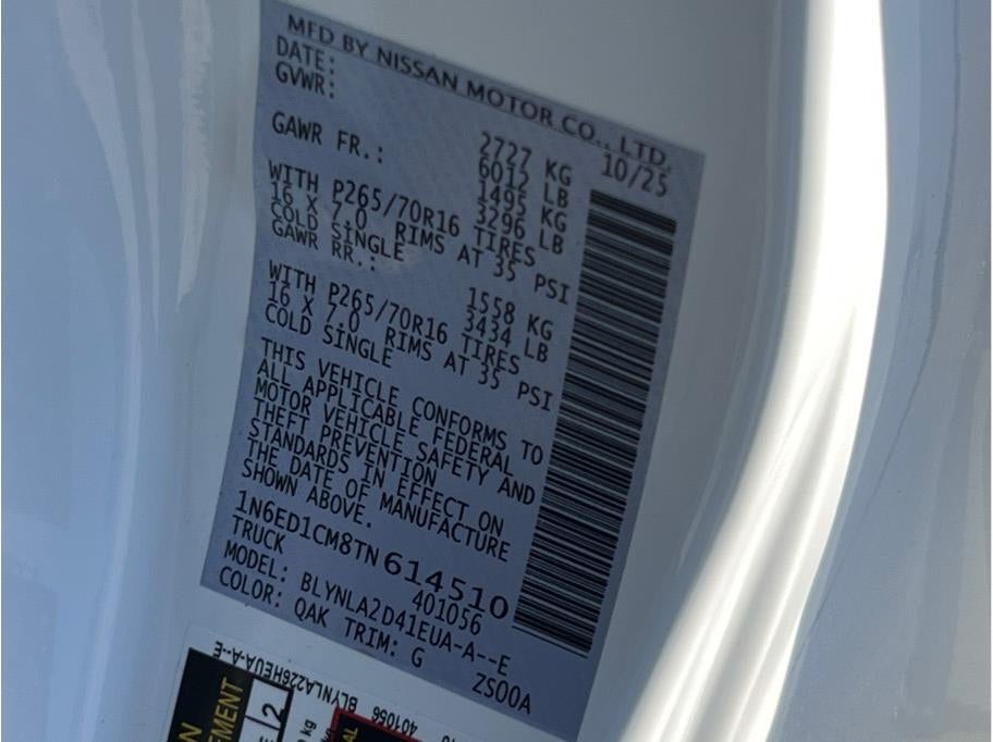 2026 Nissan Frontier King Cab S Pickup 2D 6 ft