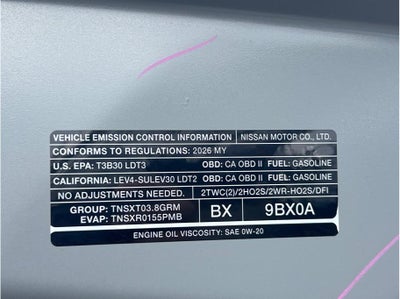 2026 Nissan Frontier SV Crew Cab