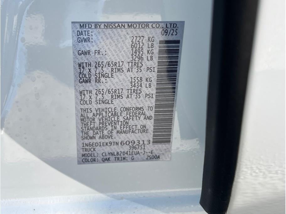 2026 Nissan Frontier SV Crew Cab