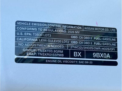 2026 Nissan Frontier SV Crew Cab