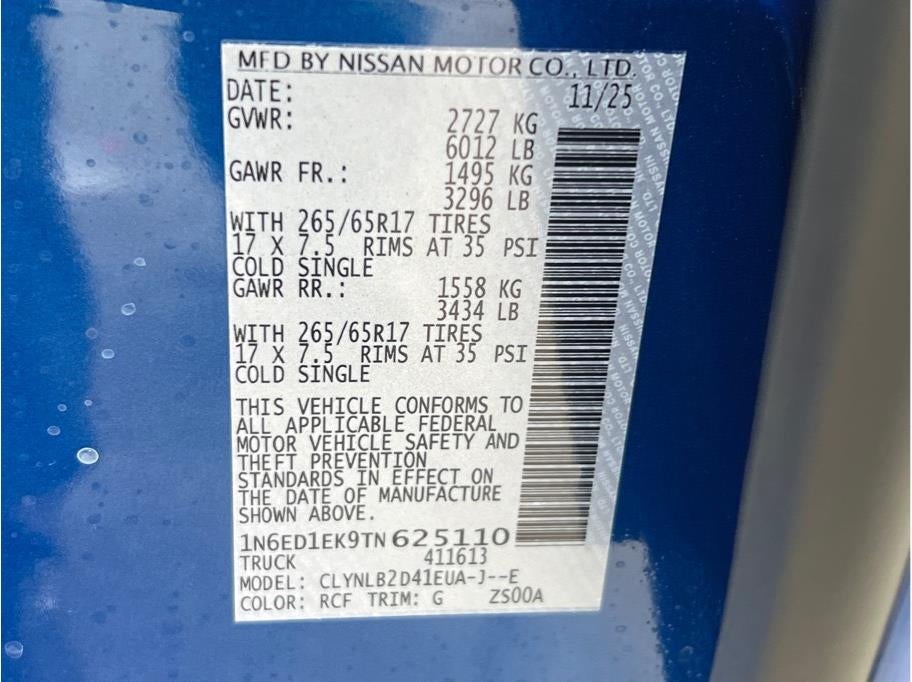 2026 Nissan Frontier SV Crew Cab