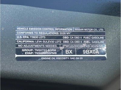 2026 Nissan Frontier PRO-4X