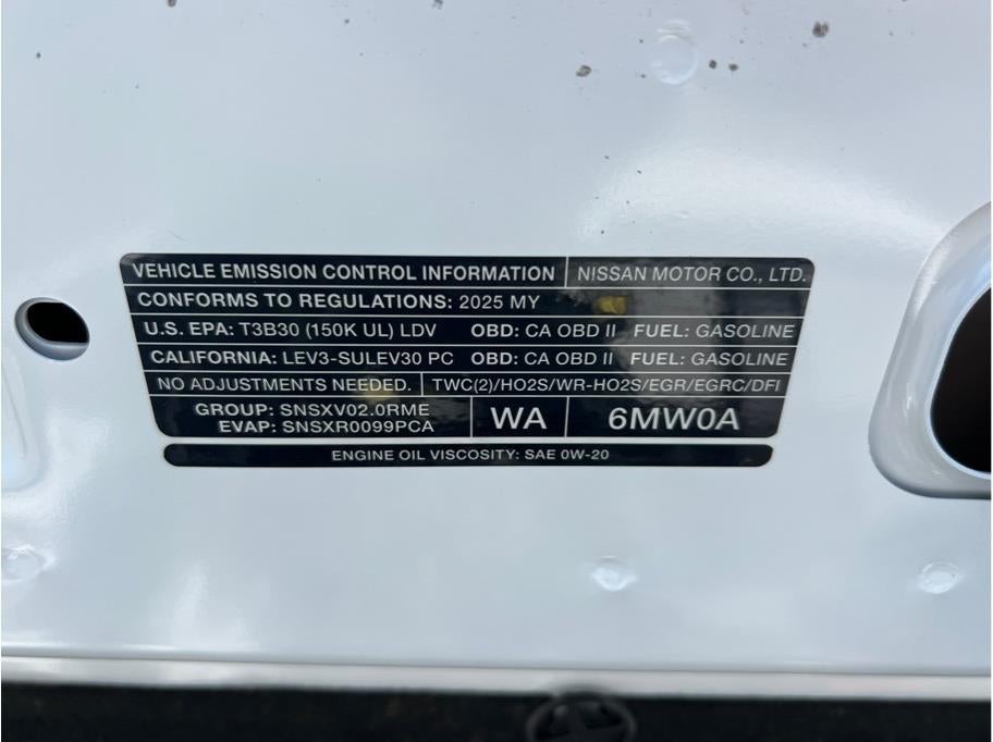 2025 Nissan Sentra SV Sedan 4D