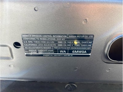 2025 Nissan Sentra SV