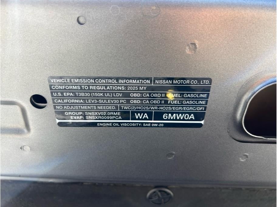 2025 Nissan Sentra SV