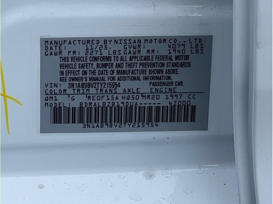 2026 Nissan Sentra S Sedan 4D