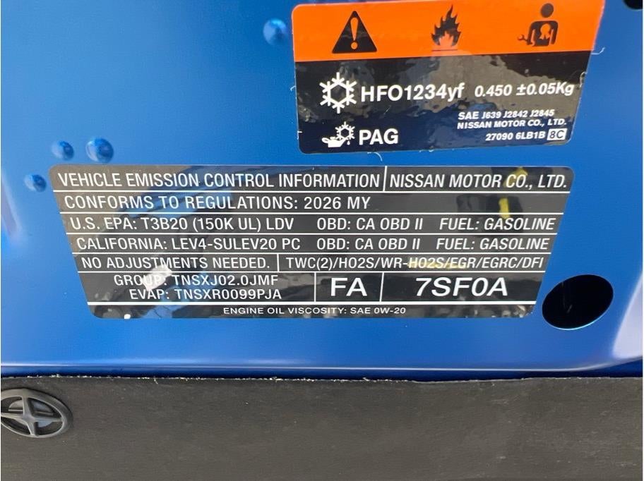 2026 Nissan Sentra SR