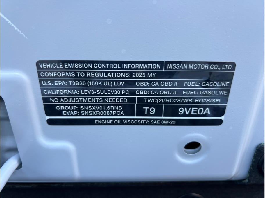 2025 Nissan Versa SV