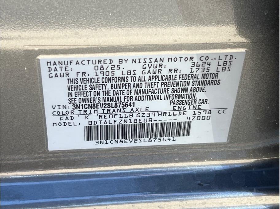 2025 Nissan Versa SV