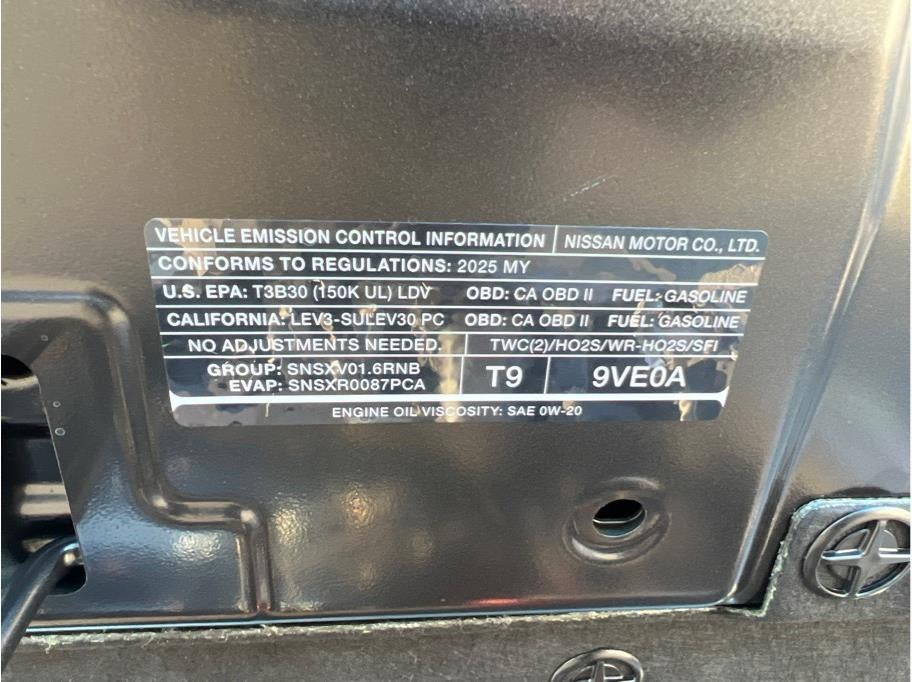 2025 Nissan Versa SV