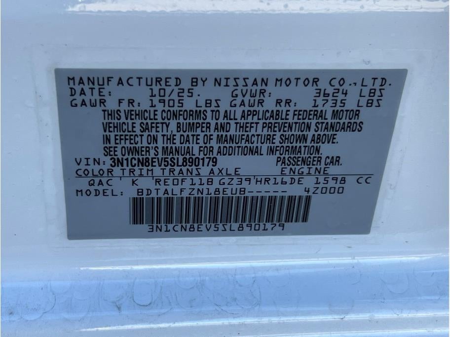 2025 Nissan Versa SV