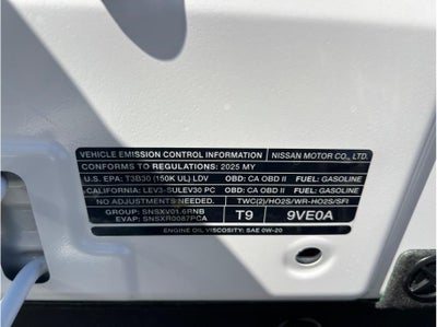 2025 Nissan Versa SV