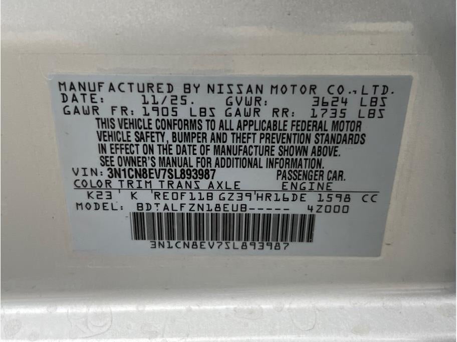 2025 Nissan Versa SV