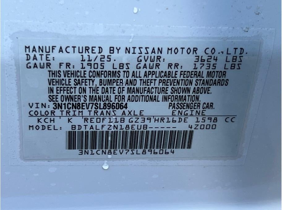 2025 Nissan Versa SV