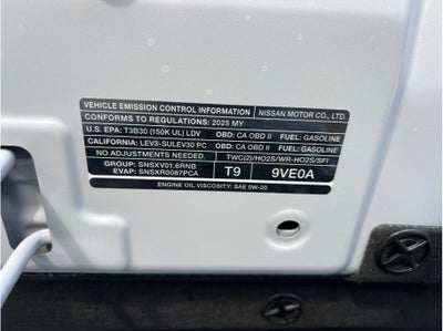 2025 Nissan Versa SV