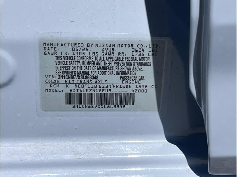 2025 Nissan Versa SV Sedan 4D