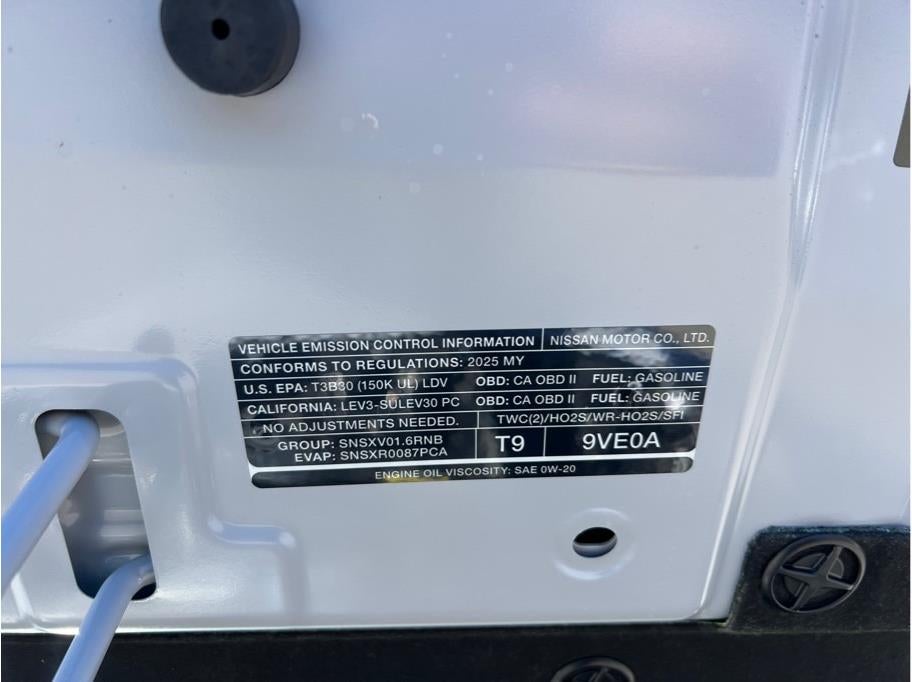 2025 Nissan Versa SV Sedan 4D