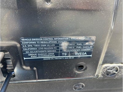 2025 Nissan Versa SV