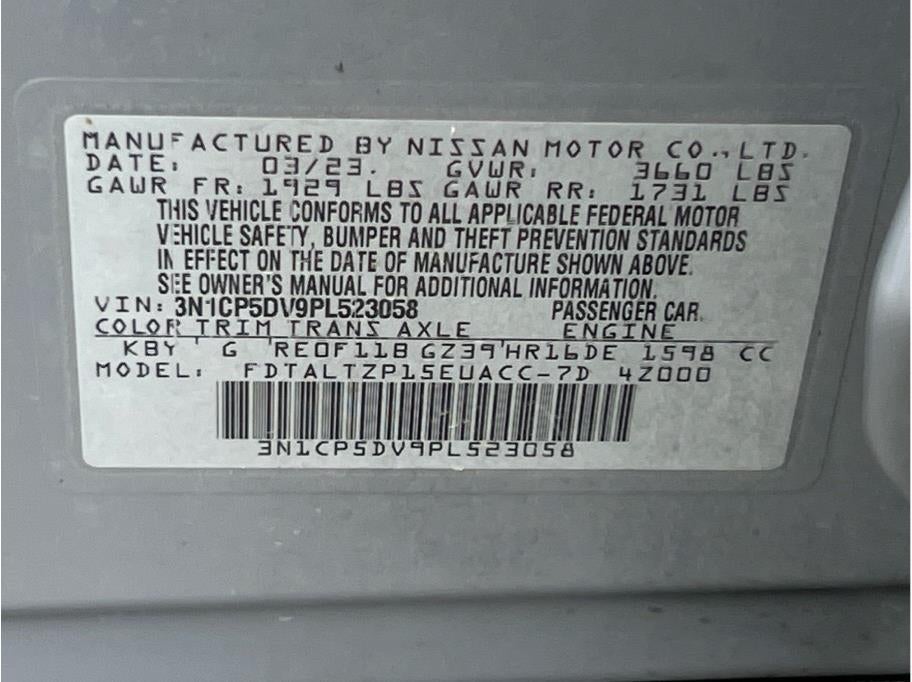 2023 Nissan Kicks SR Sport Utility 4D