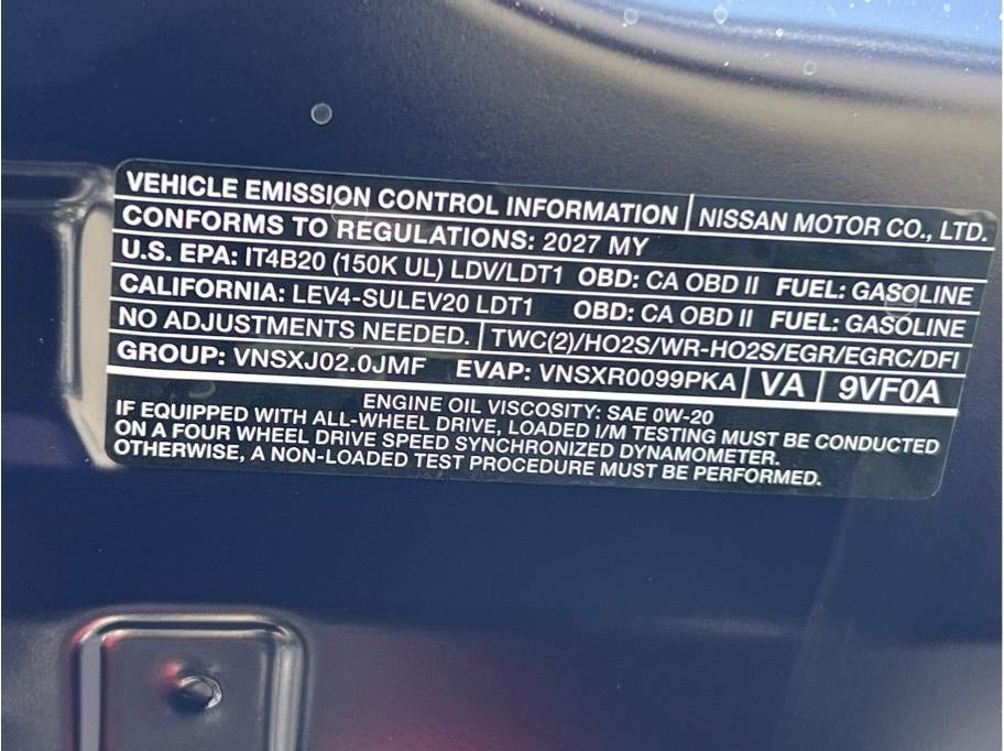 2027 Nissan Kicks SV Sport Utility 4D