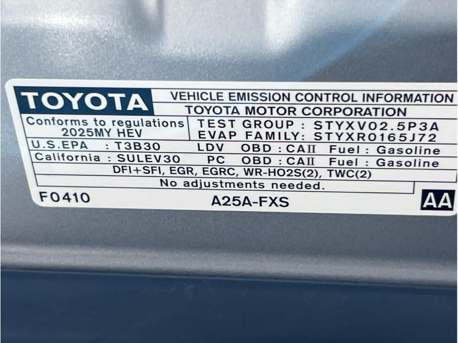 2025 Toyota Camry LE Sedan 4D