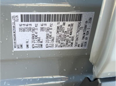 2026 Nissan Rogue 2026.5 SV