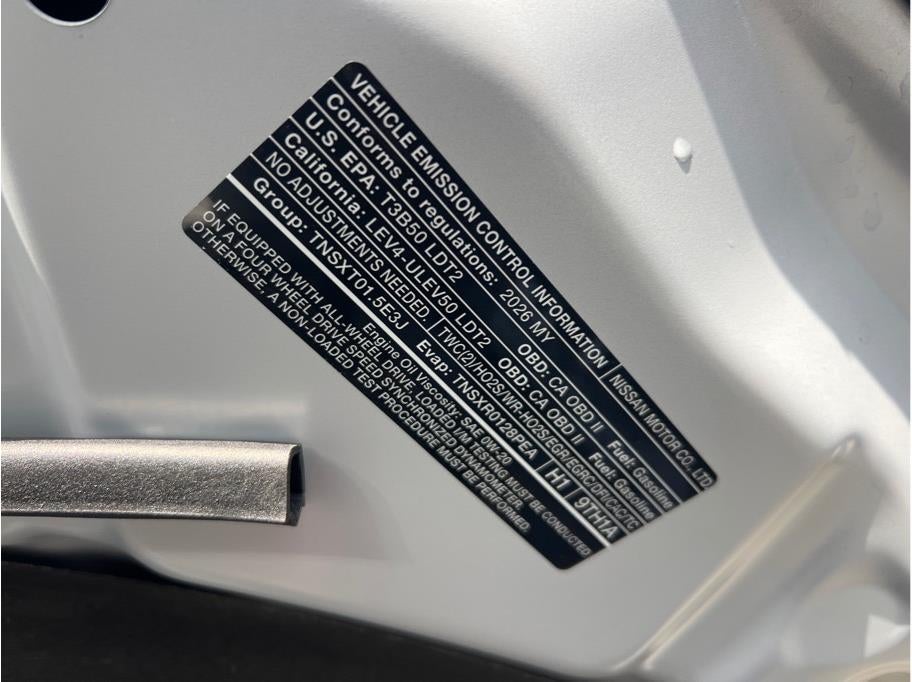 2026 Nissan Rogue 2026.5 SV