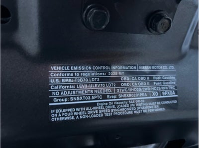 2025 Nissan Pathfinder SV Sport Utility 4D