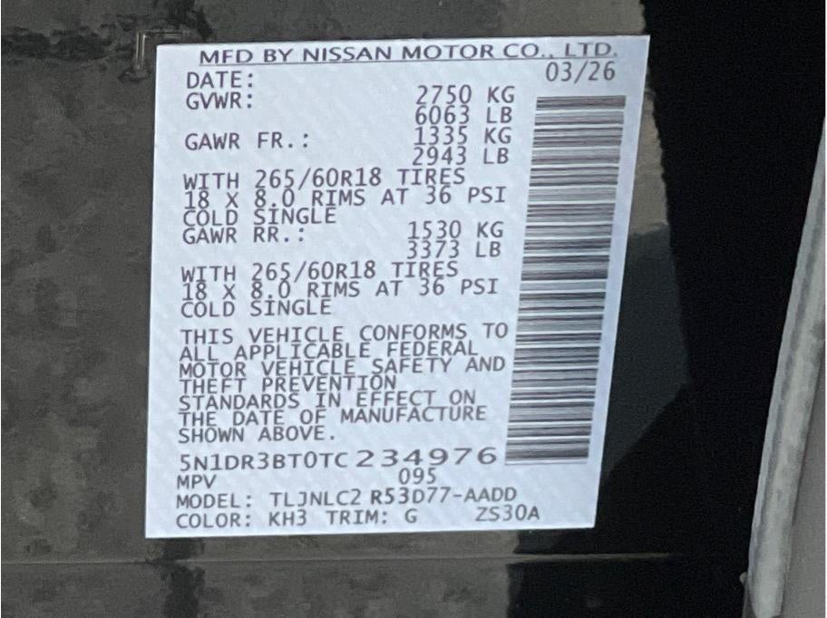 2026 Nissan Pathfinder Rock Creek Sport Utility 4D