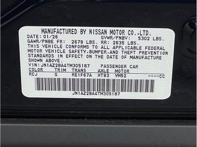 2026 Nissan Leaf S+