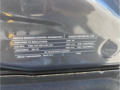 2026 Nissan LEAF S PLUS Hatchback 4D