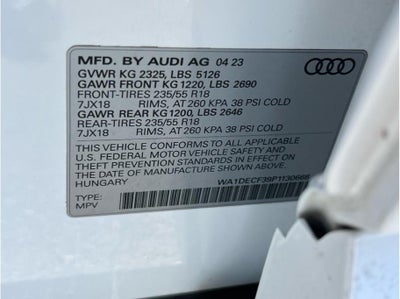 2023 Audi Q3 45 TFSI S line Premium Sport Utility 4D