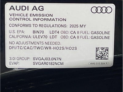 2025 Audi Q7 55 TFSI Premium Plus Sport Utility 4D