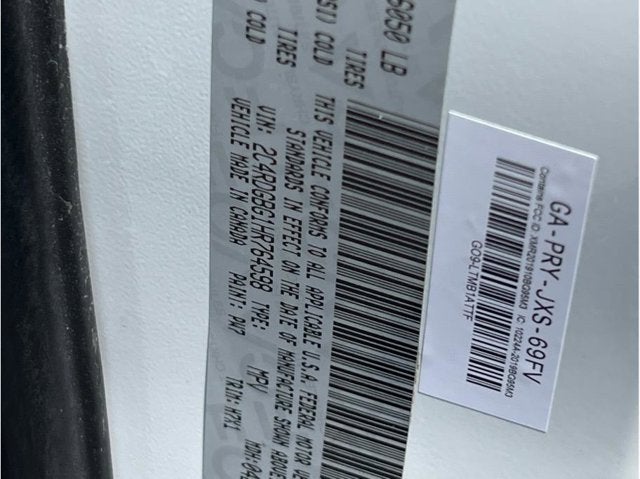 2017 Dodge Grand Caravan Passenger SE Minivan 4D