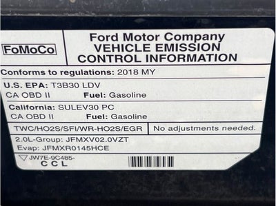 2018 Ford Fusion S Hybrid Sedan 4D