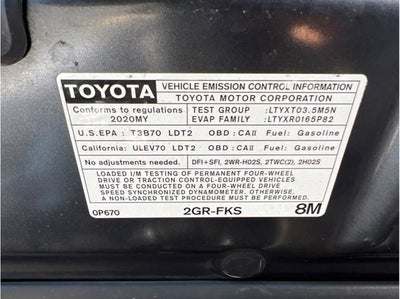 2020 Toyota Tacoma Double Cab TRD Sport Pickup 4D 5 ft