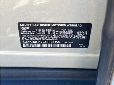 2016 BMW X5 xDrive35i Sport Utility 4D